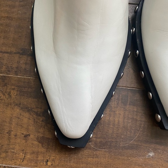 Rag & Bone Santiago Wedge mules in antique white - Picture 13 of 14